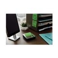 Sticky Notes & Post it | Post-it Pop-up Notes Super Sticky STL-330-B Steel Top Dispenser for 3 x 3 Pads - Black/Steel (1/Pack) image number 3