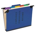 Just Launched | Pendaflex SER-2-BL Personnel Folders, 1/3 Cut Hanging Top Tab, Letter, Blue image number 0