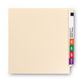 File Folders | Smead 34116 0.75 in. Expansion Reinforced End Tab 2-Fastener Folders - Letter Size/Manila (50/Box) image number 1