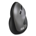 Back to School Sale | Adesso A20 iMouse A20 2.4 GHz Frequency 33 ft. Wireless Range Right Hand Use Antimicrobial Vertical Wireless Mouse - Black/Granite image number 2