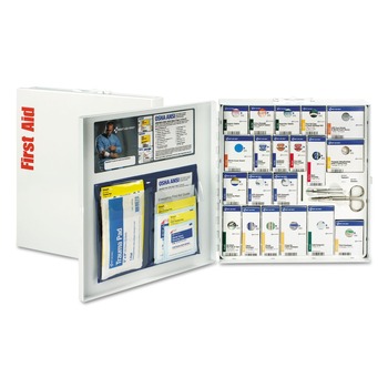 SAFETY EQUIPMENT | First Aid Only FAO746000021 ANSI 2015 SmartCompliance General Business First Aid Station for 50 People with Metal Case (1-Kit)