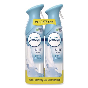  | Febreze 80816816 8.8 oz. Aerosol Spray AIR - Linen and Sky (3 Packs/Carton)