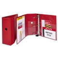 Binders | Avery 79586 3 Locking One Touch EZD Rings 5 in. Capacity 11 in. x 8.5 in. Heavy-Duty Non-View Binder with DuraHinge and Thumb Notch - Red image number 3
