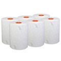 Paper Towels and Napkins | Scott 47035 1-Ply 8 in. x 580 ft. Slimroll Towels - White/Orange Core (6/Carton) image number 0
