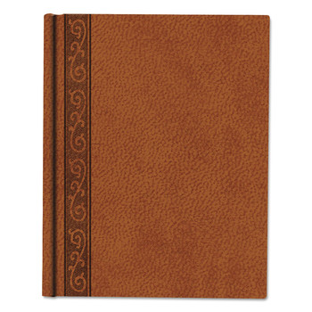 Blueline A8004 75-Sheet 11 in. x 8.5 in. 1-Subject Medium/College Rule Da Vinci Notebook - Tan Cover