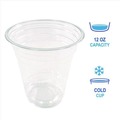 Cups and Lids | Boardwalk BWKPET12S 12 oz. PET Plastic Cold Cups - Clear (1000/Carton) image number 5