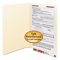 File Folders | Smead 37110 End Tab 11-pt Manila Fastener Folders with Reinforced Straight Tabs - Legal Size/Manila Exterior (50/Box) image number 2