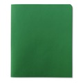 File Folders | Smead 87855 11 in. x 8.5 in. 100-Sheet Capacity 2-Pocket Textured Paper Folder - Green (25/Box) image number 1