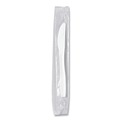 Cutlery | SOLO MOW2-0007 Individually Wrapped Regal Mediumweight Plastic Cutlery Knife - White (1000/Carton) image number 0