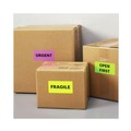 Labels | Avery 05978 2 in. x 4 in. High-Visibility Permanent Laser ID Labels - Assorted Neon (150/Pack) image number 2