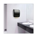 Paper Towel Holders | Boardwalk BWK29GREEN 12.31 x 9.31 x 15.94 Xtra Mechanical Hands-Free Towel Dispenser - Black (1/Carton) image number 6