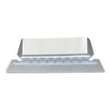 File Folders | Smead 64600 2.25 in. Wide 1/5-Cut Poly Index Tabs and Inserts For Hanging File Folders - White/Clear (25/Pack) image number 2