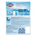 Hand Wipes | Clorox 01593 7 in. x 8 in. 1-Ply Disinfecting Wipes - Fresh Scent, White (35/Canister) image number 10