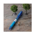 Pens | Pilot 57050 Medium 1 mm Retractable Assorted Ink Colors B2P Bottle-2-Pen Recycled Ballpoint Pen - Translucent Blue Barrel (36/Pack) image number 4