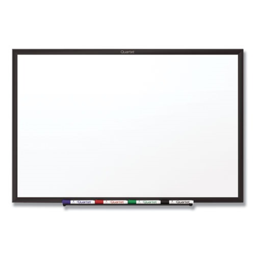 White Boards | Quartet S538B Classic Total Erase Black Aluminum Frame 96 in. x 48 in. Dry-Erase Board - White image number 0