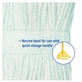 Just Launched | Boardwalk BWK224CCT 24 oz. Cotton Premium Cut-End Wet Mop Heads - White (12/Carton) image number 6