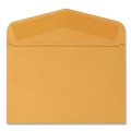 Envelopes & Mailers | Quality Park QUA54301 #15 Hub Flap Gummed Closure 10 in. x 15 in. Open-Side Booklet Envelope - Brown Kraft (100/Box) image number 3