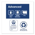 Paper Towels and Napkins | Tork RB800 Advanced 7.88 in. x 800 ft. 1-Ply Hardwound Roll Towel - White (6/Carton) image number 6