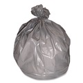 Trash Bags | Heritage H8046SG Linear Low-Density Can Liners 45 gal 1.1 mil 40-in x 46-in Gray Flat Pack 125/Carton image number 1