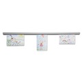 Just Launched | Advantus 1025 Grip-A-Strip 12 in. x 1/2 in. Display Rail - Aluminum Finish image number 1