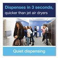 Paper Towel Holders | Tork 552520 14.57 in. x 3.98 in. x 28.74 in. PeakServe Continuous Hand Towel Dispenser - White image number 5