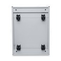 Office Filing Cabinets & Shelves | Alera ALEPAFFLG 14.96 in. x 19.29 in. x 27.75 in. 2 Legal/Letter-Size File Drawers Left or Right File Pedestal - Light Gray image number 4