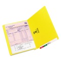 File Folders | Smead 25910 0.75 in. Expansion Shelf-Master Reinforced End Tab Colored Folders - Letter Size/Yellow (100/Box) image number 4