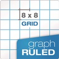 Just Launched | Ampad 22-005 8.5 in. x 11 in. 8 sq-in.Quadrille Pads - Quadrille, White (50 Sheets/Pad) image number 2