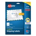 Labels | Avery 08168 3.5 in. x 5 in. Shipping Labels with TrueBlock Technology - White (4/Sheet, 25 Sheets/Pack) image number 0