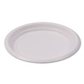 Bowls and Plates | Boardwalk BWKPLTHIPS6WH 6 in. Diameter Hi-Impact Plastic Dinnerware Plate - White (1000/Carton) image number 6