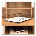 Desktop Organizers | U Brands 3840U03-12 Vena 10.04 x 12.44 x 2.01 1 Section Paper Tray - Black image number 3