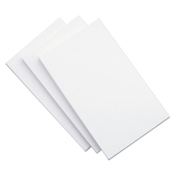Universal UNV47240 5 in. x 8 in. Index Cards - Unruled, White (100/Pack)