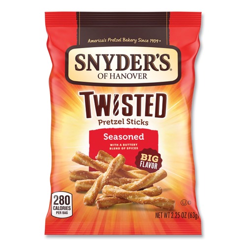 Snacks | Dolcetto OFX14750 2.25 oz. Bag Seasoned Pretzels (36/Carton) image number 0