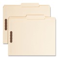 File Folders | Smead 14538 1/3-Cut Tabs Right 0.75 in. Expansion 2 Fasteners Letter Size Top Tab Fastener Folders - Manila Exterior (50/Box) image number 0