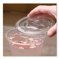 Cups and Lids | Karat C-KC626TS Plastic Flat PET Lids with Straw Slot Fits 12 oz. to 24 oz. Cold Cups - Clear (1000/Carton) image number 3