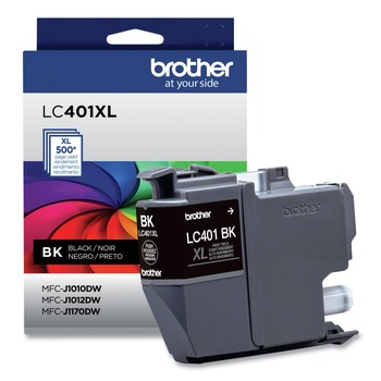 Brother LC401XLBKS LC401XLBKS 500 Page-Yield High-Yield Ink - Black