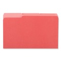 File Folders | Universal UNV15303 1/3-Cut Tabs Interior File Folders - Legal Size, Red (100/Box) image number 2