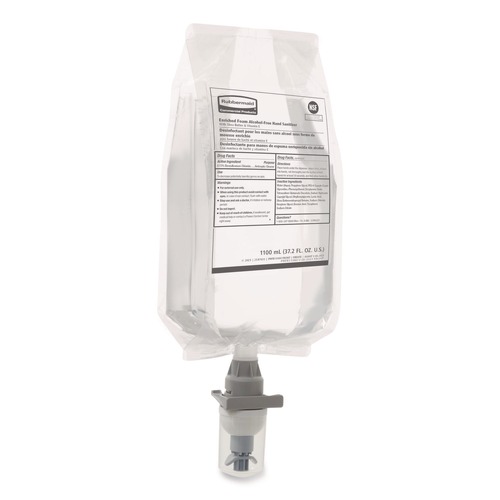 Hand Soaps | Rubbermaid Commercial 2147027 1,100 milliliter Auto Foam Refill Antibacterial Hand Soap - Fragrance Free (4/Carton) image number 0