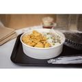Food Trays, Containers, and Lids | Karat FP-PSB48 7.99 in. x 2.4 in. 48 oz. Paper Food Bucket - White (270/Carton) image number 2