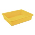 Boxes & Bins | Storex 62534U05C Storage Tray with Lid, Flat, 1 gal, 10.65-in x 10.65-in x 2.96-in, Assorted Bright, 5/Pack image number 5