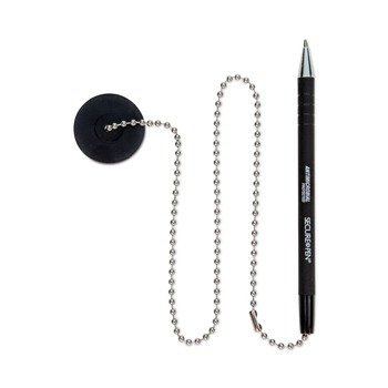  | CONTROLTEK 555564 Medium 1 millimeter Antimicrobial Ballpoint Counter Pen - Black