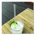 Cutlery | Boardwalk BWKGSTUW775CLR 7.75 in. Polypropylene Giant Straws - Clear (10/Carton) image number 2