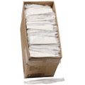 Cutlery | Pactiv Corp. FKFSKWNCH Individually Wrapped Mediumweight Plastic Fieldware Cutlery Fork/Knife/Napkin/Spoon Kit - White (250/Carton) image number 0