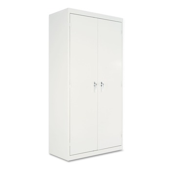 PRODUCTS | Alera CM7218LG 36 in. x 18 in. x 72 in. Heavy-Duty Welded Storage Cabinet with 4 Adjustable Shelves - Light Gray