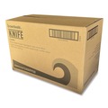 Cutlery | Boardwalk BWKKNIFEMWPPIW 5.86 in. Mediumweight Wrapped Polypropylene Plastic Knife Cutlery - White (1000/Carton) image number 3