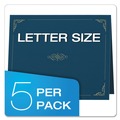 Frames | Oxford 29900235BGD 11.25 in. x 8.75 in. Certificate Holder - Dark Blue (5/Pack) image number 1
