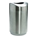 Trash & Waste Bins | Rubbermaid Commercial FGR2030SSPL Eclipse 30-Gallon Curved Open Top Waste Receptacle (Stainless Steel) image number 0