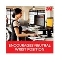 Mouse Pads & Wrist Support | 3M WR310LE 19 in. Antimicrobial Leatherette Cover Gel Wrist Rest for Keyboard - Black image number 3