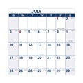 Bulletin Boards | AT-A-GLANCE PM36AP28 12 Month (July to June): 2024 to 2025 48 in. x 32 in. Academic Erasable Reversible Extra Large Wall Calendar - White/Blue/Red image number 3