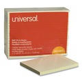 Sticky Notes & Post it | Universal UNV35673 4 in. x 6 in. Lined Self-Stick Note Pads - Yellow (12/Pack) image number 0